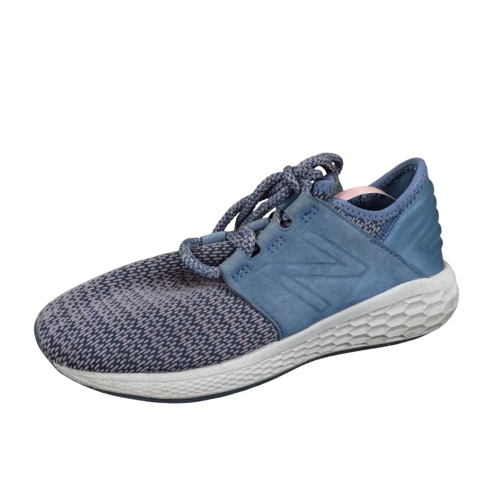 New Balance Fresh Foam Cruz v2 Womens Running Shoes Size 7 Athletic Blue Grey